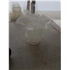 Image 2 : VINTAGE GLASS LAMP SHADES AND OIL LAMP FLUTES