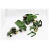 Image 1 : John Deere combine Has poor box and various JD tractors and implements