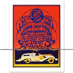 Stanley Mouse (b. 1940)- Hand Pulled Original Lithograph "Cosmic Car show"