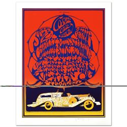 Stanley Mouse (b. 1940)- Hand Pulled Original Lithograph "Cosmic Car show"