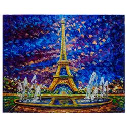 Svyatoslav Shyrochuk- Original Giclee on Canvas "Paris View"