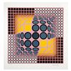 Image 1 : Victor Vasarely (1908-1997), "Pink Composition" Hand Signed Limited Edition Serigraph with Letter of