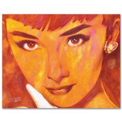 "Audrey Too" Limited Edition Giclee on Canvas by Stephen Fishwick, Numbered and Signed. This piece c