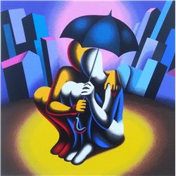 Mark Kostabi  Protection  Original Serigraph