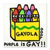 Image 1 : Todd Goldman, "Gayola" Original Acrylic Painting on Gallery Wrapped Canvas, Hand Signed with Certifi