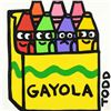 Image 2 : Todd Goldman, "Gayola" Original Acrylic Painting on Gallery Wrapped Canvas, Hand Signed with Certifi