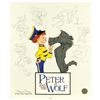 Image 1 : "Peter and the Wolf: Character Sketches" by Chuck Jones (1912-2002). Limited Edition Animation Cel w