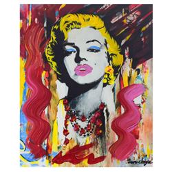 Nastya Rovenskaya- Mixed Media "Marilyn Monroe II"