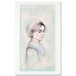 "Ursina" Limited Edition Lithograph by Edna Hibel (1917-2014), Numbered and Hand Signed with Certifi