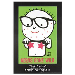 "Nerds Gone Wild" Collectible Lithograph (24" x 36") by Renowned Pop Artist Todd Goldman.