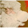 Image 1 : Andy Warhol- Screenprint in colors with diamond dust "Santa Claus, 1981"