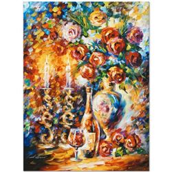 Leonid Afremov (1955-2019) "Shabbat" Limited Edition Giclee on Canvas, Numbered and Signed. This pie