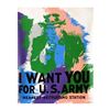 Image 1 : Steve Kaufman (1960-2010), "Uncle Sam" Hand Painted Limited Edition Silkscreen on Canvas, PP Numbere