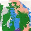Image 2 : Steve Kaufman (1960-2010), "Uncle Sam" Hand Painted Limited Edition Silkscreen on Canvas, PP Numbere