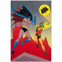 Bob Kane (1915-1998), "Batman & Robin" Extremely Rare Limited Edition Original Color Lithograph, Num