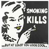 Image 1 : "Smoking Kills" Limited Edition Lithograph by Todd Goldman, Numbered and Hand Signed with Certificat