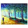 Image 1 : Svyatoslav Shyrochuk- Original Oil on Canvas "Hugging in Park"