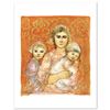 Image 1 : "Jenet, Mary and Wee Jenet" Limited Edition Lithograph by Edna Hibel (1917-2014), Numbered and Hand 