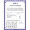 Image 2 : Genuine 2 ctw Tanzanite Necklace 14KT Yellow Gold - REF-40F5Z