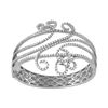Image 1 : 3.32 CTW Diamond Bangle 18K White Gold - REF-514X4R