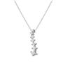 Image 1 : 0.25 CTW Diamond Pendant 14K White Gold - REF-24H6M
