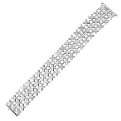 8.59 CTW Diamond Bracelet 14K White Gold - REF-527W9H