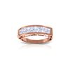 Image 1 : Genuine 2.25 ctw Aquamarine Ring 14KT Rose Gold - REF-60V3W