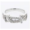 Image 1 : 1.02 CTW Diamond Ring 18K White Gold - REF-121N2Y