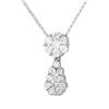 Image 1 : 1.25 CTW Diamond Necklace 14K White Gold - REF-108X4R