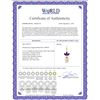 Image 2 : Genuine 4.75 ctw Amethyst & Pearl Necklace 14KT Yellow Gold - REF-24K3V