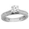 Image 1 : 0.65 CTW Diamond Ring 14K White Gold - REF-147Y4V