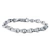 Image 1 : 3.86 CTW Diamond Bracelet 14K White Gold - REF-471H3M