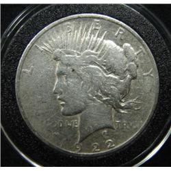 1922-D PEACE DOLLAR