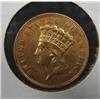 Image 1 : 1878 $3 U.S. GOLD COIN