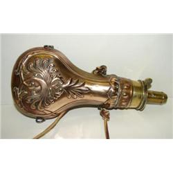 BRASS POWDER FLASK