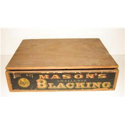 BLACK AMERICANA SHOE SHINE BOX