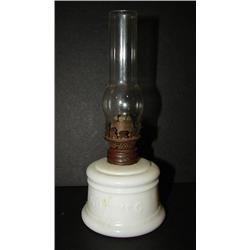 MILK GLASS MINIATURE LAMP