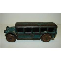 CAST IRON TOY BUS