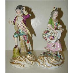 PORCELAIN COLONIAL FIGURINES