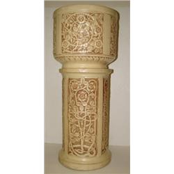 WELLER JARDINIERE WITH PEDESTAL