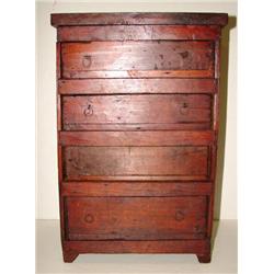 PINE TABLE TOP CABINET