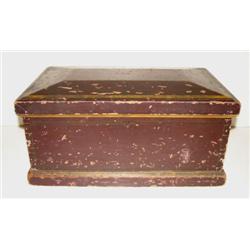 PAINT DECORATED DOCUMENT BOX