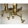 Image 2 : BRASS CHIPPENDALE ANDIRONS