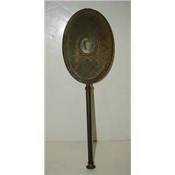 BRASS DRESSER MIRROR