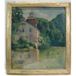 DELAWARE OIL PAINTING