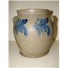Image 2 : BLUE DECORATED STONEWARE CROCK