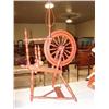 Image 2 : RED PAINTED SPINNING WHEEL