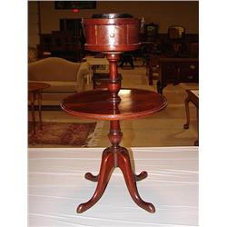 MAHOGANY SMOKING STAND