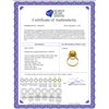 Image 2 : Genuine 5.28 ctw Citrine & Diamond Ring 14KT Yellow Gold - REF-83H3X