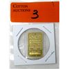 Image 1 : 1/4 Oz. .9999 Gold Johnson Matthey Refiners Bar